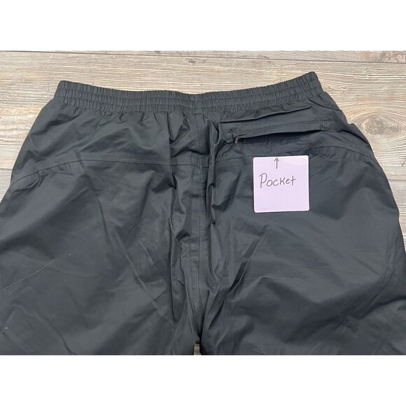 Road Runner Pro Velocity Wind Pants Mens L Running Black Zip Leg Water Resist - Picture 10 of 16